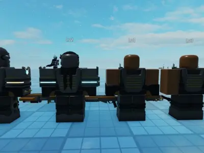 ROBLOX Enforcer Trooper RBXM FILE Low-poly 3D model