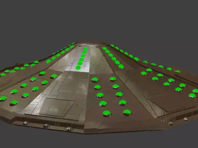 Dalek Saucer from Flux and later episodes 3D model