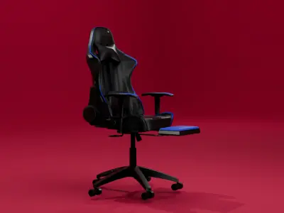 game chair low poly Free low-poly 3D model purchase