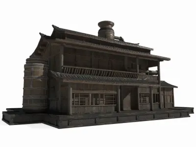 Asian Ancient Architecture Workshop 3D model