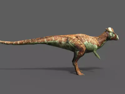 pachycephalosaurus dinosaur 3D model