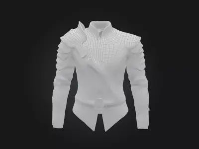 Medieval Armor Jacket Low-poly 3D model