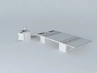 Four wheel chassis dyno Free 3D model