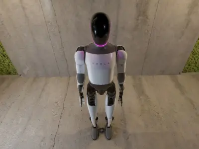 Tesla Optimus Gen 02 for Unity HDRP and URP  Low-poly 3D model