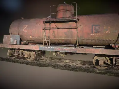 Wagon Citerne 3D model