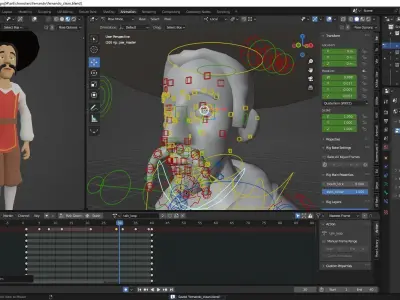 Fernando Low-poly 3D model