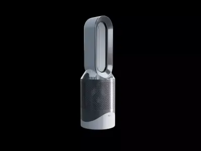 Realistic Bladeless Air Purifier Inspired by Dyson 3D model