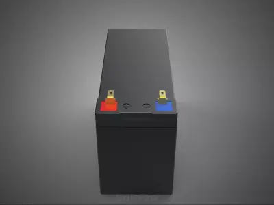 STANDARD BATTERY LIFEPO4 LITHIUM IRON PHOSPHATE RECHARGEABLE ION 3D model