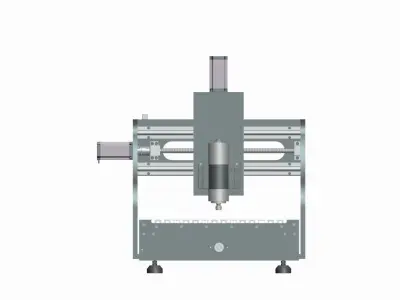 CNC engraving machine 3D model purchase