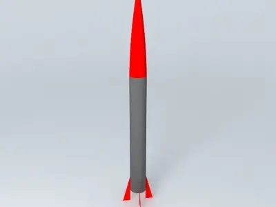 Rocket Free 3D model buy