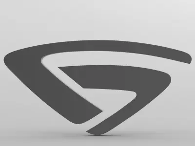 mtz logo 3D model