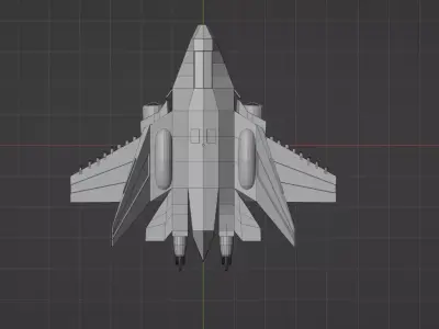 3D Aircraft Model Free low-poly 3D model