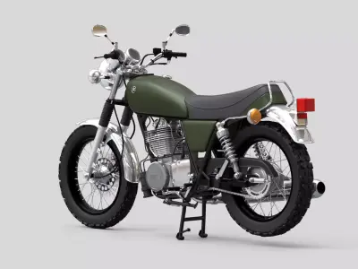 2010 - Yamaha SR 400 EFI 3D model