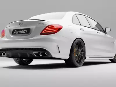 Mercedes-Benz C-Coupe C 63 AMG Free 3D model