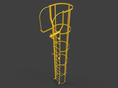 Ladder V03 - Low Poly Low-poly 3D model