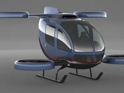 Drone Taxi 3D model