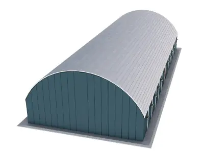 Aircraft Maintenance Hangar 3D model