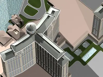 Bellagio Hotel Las Vegas 3D model purchase