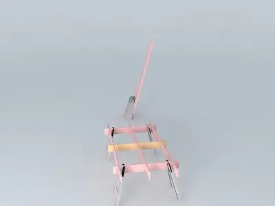 Saw Horses Free 3D model purchase