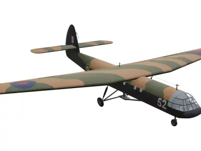 Airspeed Horsa Low-poly 3D model