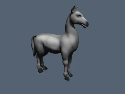 HORSE 3D model 4