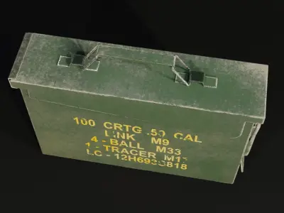 Ammo Box Low-poly 3D model buy