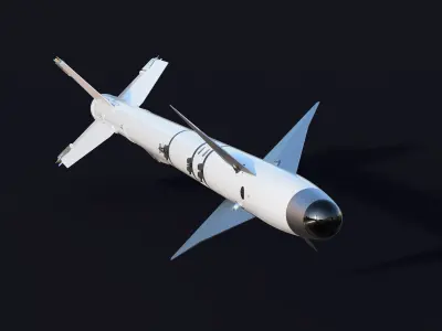 Aim-9M Sidewinder 3D model