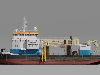 ZWERVER I Work Vessel  3D model