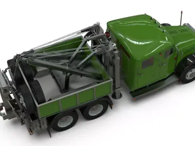 Tatra 141 Heavy Wrecker with Holmes 850  and Underlift 3D print model