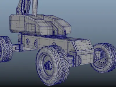 JLG 1500SJ Telescopic Boom Lift 3D model