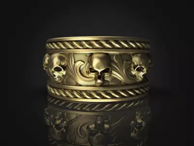 skull band 3D print model purchase