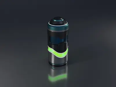 Sci-Fi Mini Capsule-1 Low-poly 3D model