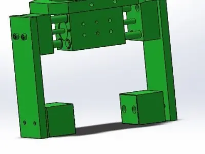 Multi-function cylinder mechanism 3D model