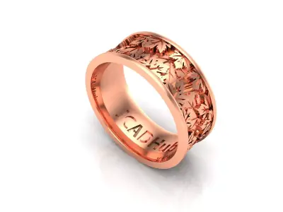 0140 - Antique Band Ring 3D print model