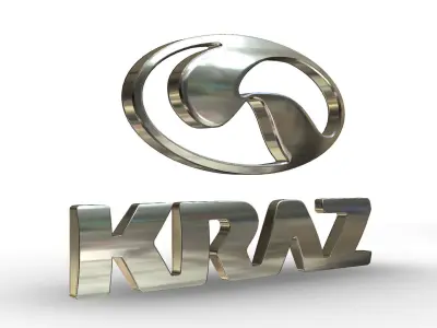 kraz logo 3D model