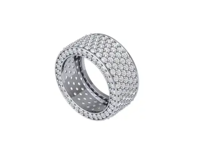 Engagement Wedding Band 3D print model