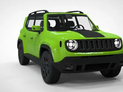 Jeep Renegade 2021 3D Model Free 3D model