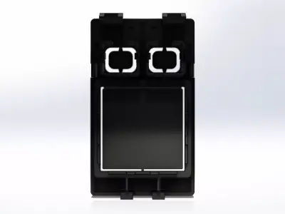 Placa de Inserto Weidmuller IE FC IP PWB 2ST Front Insert Plate 3D model