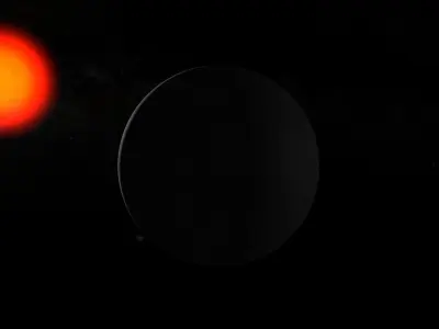 Realistic Moon 3D model