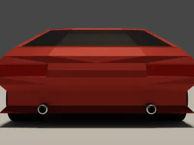 Poly Car Free low-poly 3D model