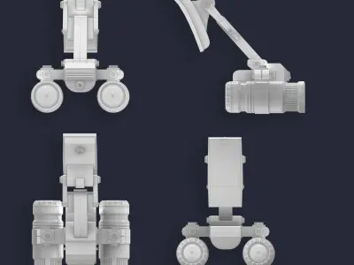 Night Vision goggles Low-poly 3D model purchase