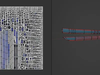 Reais Sword - Katana Blade Low-poly 3D model