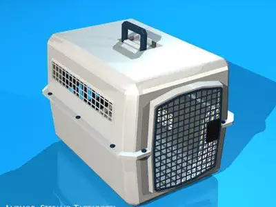 Pet cage 3D model