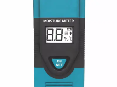 Digital Moisture Meter Low Poly Low-poly 3D model