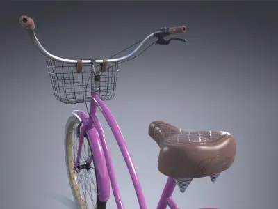 Cruiser Bike 3D model purchase