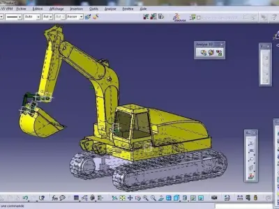Excavator 3D model get