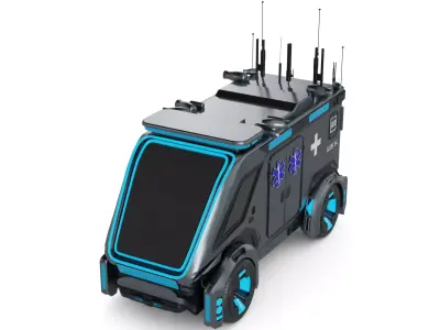 Search Rescue Vehicle 3D model order