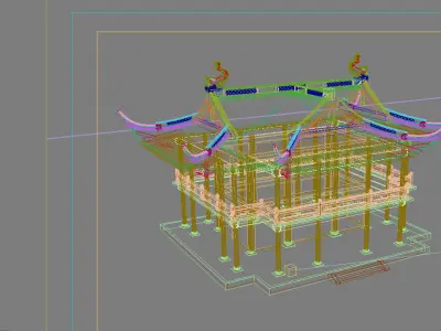 Chinese Style Architecture 3D model 63
