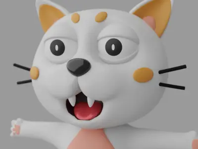 Kitty Free 3D model