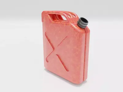 Jerrycan Detailed Free 3D model